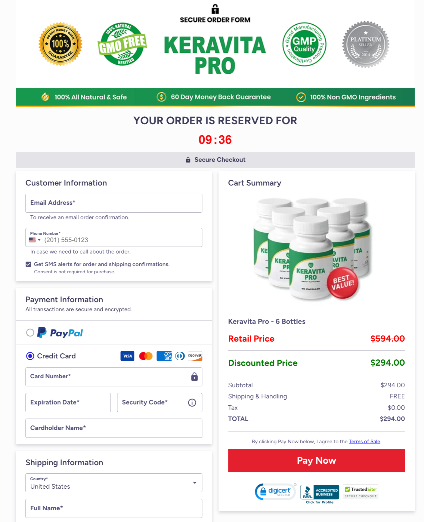 keravita-pro-pricing-table